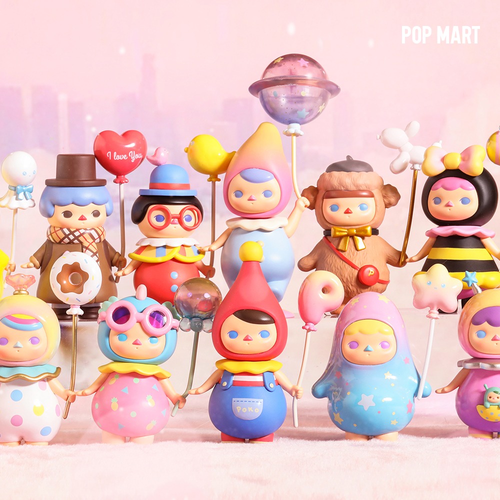 POP MART KOREA, Pucky Balloon Babies - 푸키 벌룬 베이비 시리즈 (박스)