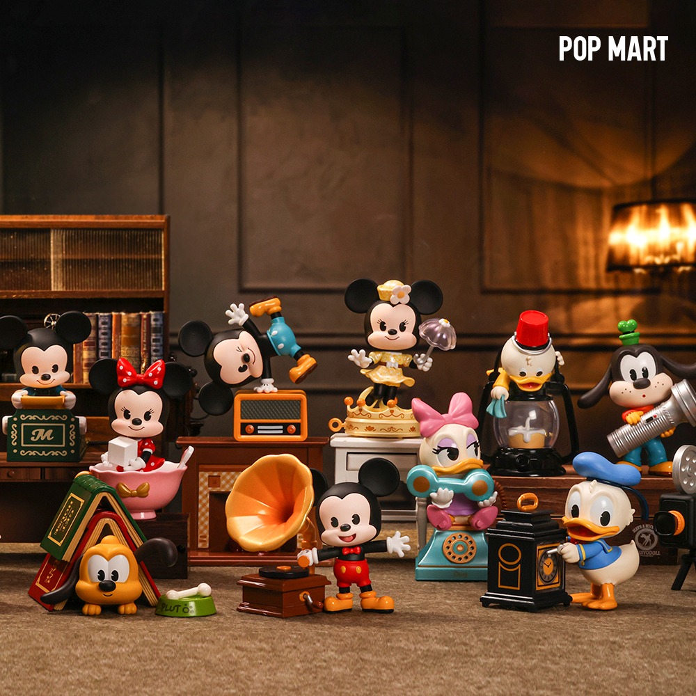 POP MART KOREA, Disney Mickey and Friends The Ancient Times - 디즈니 미키프렌즈 에이션트 타임 시리즈 (박스)